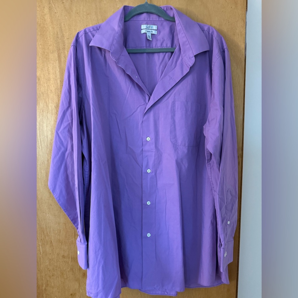 Croft & Barrow Purple Button Down Shirt